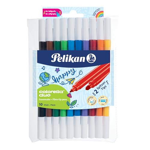 Pelikan, 10 Fasermaler Colorella Duo