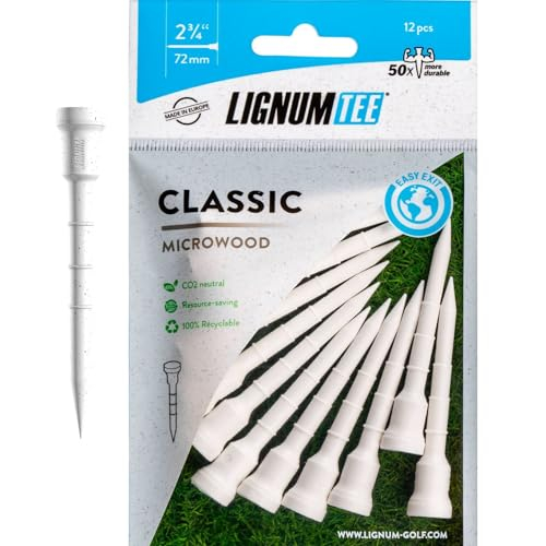 Longridge Golf Tees Weiß 72mm