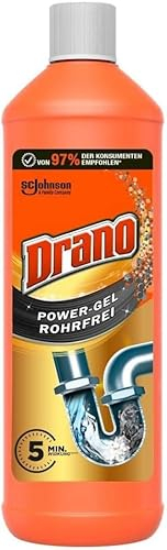 Drano (Mr Muscle) Extra Stark, Power Gel Rohrfrei