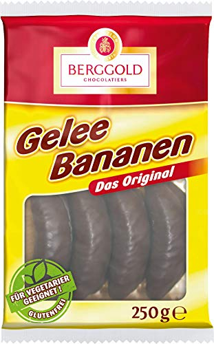 Berggold Gelee Bananen Schokoliert