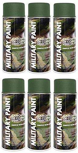Deco Color 6er Sparpack MILITÄR Army Militärlack Lackspray