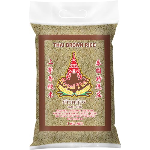 ROYAL THAI RICE - Brauner Langkorn Duftreis - 1 X 1 KG