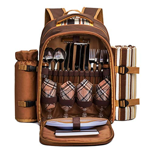 apollo walker Picknickrucksack 4 Personen Picknick Set