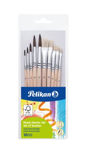 Pelikan 700405 Set de Pinceaux Pour Débutant