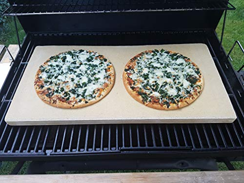 Bearbeitete Pizzaplatte 60 x 30 x 3 cm