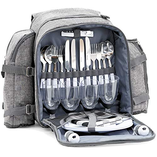 CampFeuer Picknickrucksack für 4 Personen
