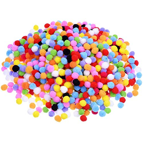 POFET 2000pcs 6mm Pom Poms