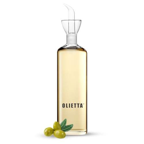 Olietta Ölflasche Tropf- und auslaufsichere aus Glas 500 ml