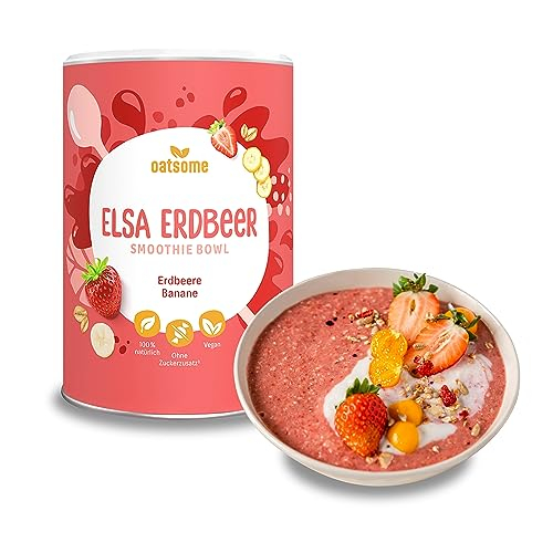 OATSOME® Elsa Erdbeer | Smoothie Bowl Mit Erdbeere & Banane