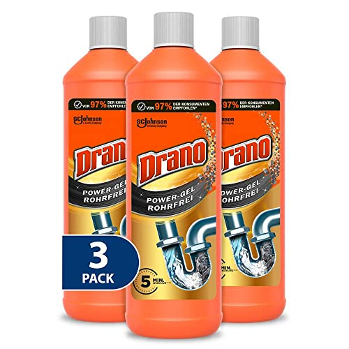 Drano (Mr Muscle) Extra Stark, Power Gel Rohrfrei Abflussreiniger