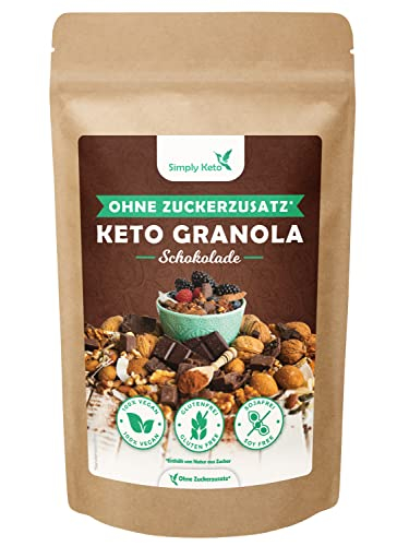 Simply Keto Knusper Granola Schoko - Lower Carb* Müsli-Alternative