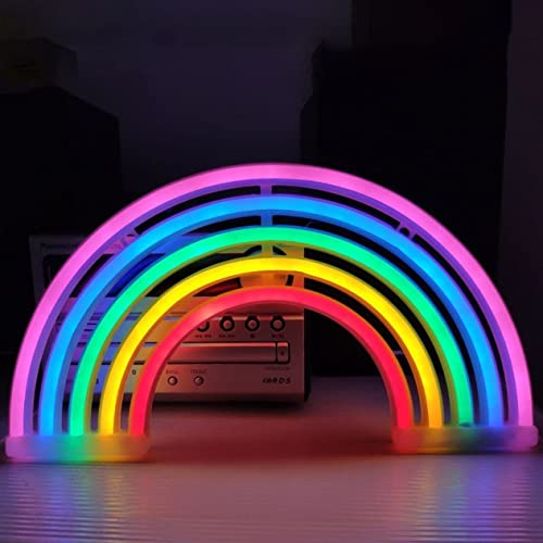 Amzeeniu LED Leuchtreklamen Regenbogen