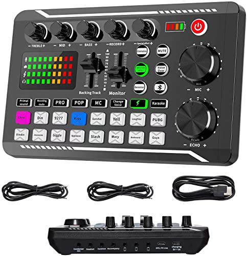 Live-Soundkarte und Audio-Interface mit DJ-Mixer-Effekten