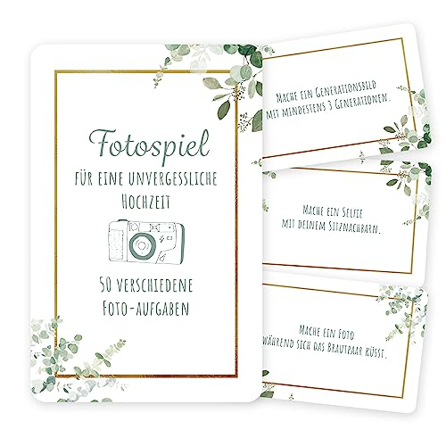 50 Fotoaufgaben Hochzeit