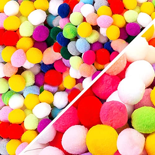 600PCS Pom Pom Crafts
