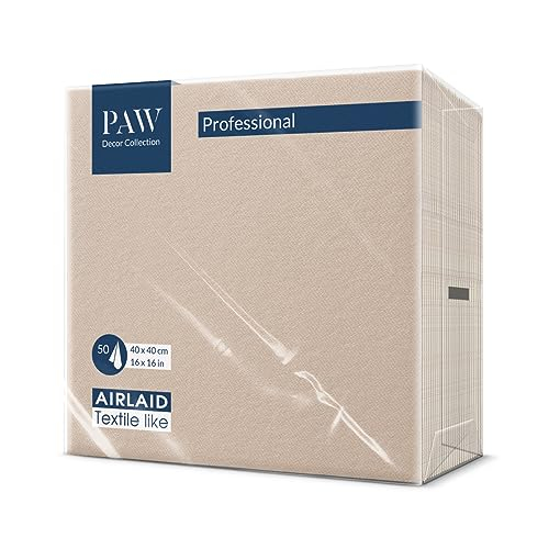 PAW - Servietten aus Airlaid - Stoffähnlich (40 x 40 cm)