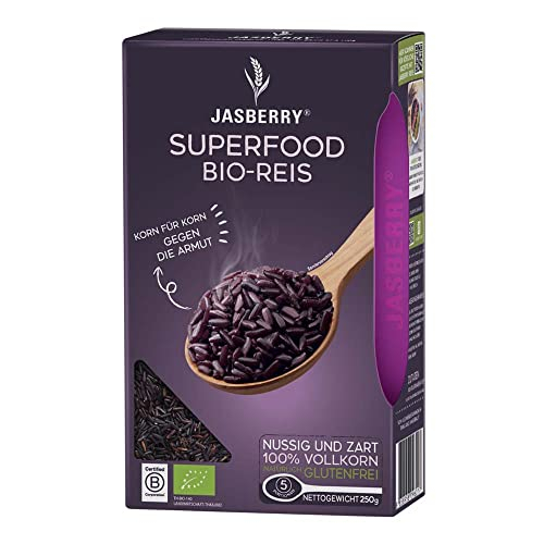 Bio Vollkorn Reis Jasberry Superfood 250g - Variante Pure