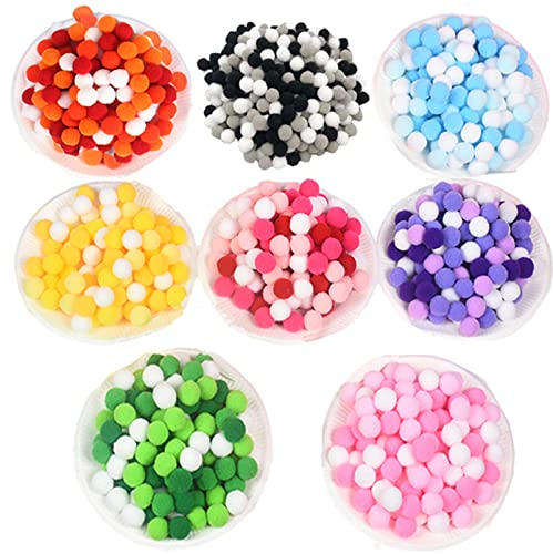 YouYuer 2000 Stücke Bunt Mini Pompons