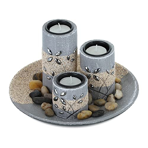 Relaxdays Teelichthalter Set