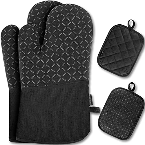 MILcea Ofenhandschuhe Topflappen Set