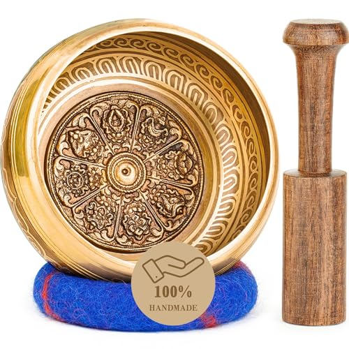 Hihealer Tibetanische Klangschalen-Set