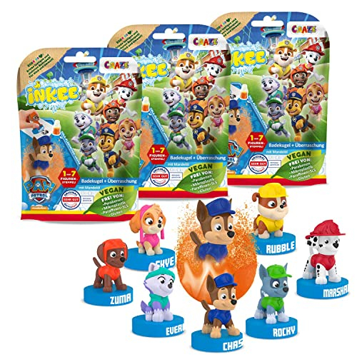 INKEE - Surprise Paw Patrol Badebomben Kinder
