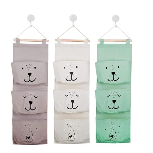 3 Stück Wand Hängen Tasche Organizer