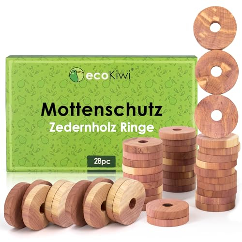 ecoKiwi Zedernholz Mottenschutz für Kleiderschrank