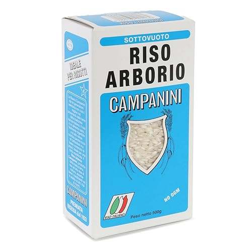 Risera Campanini Risotto Reis 500 g – Risottoreis aus Italien, Riso Arborio Reis, cremiges Risotto