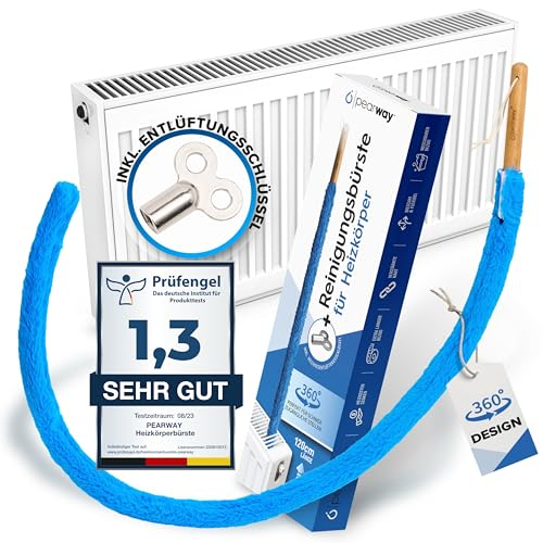 PEARWAY Heizungsbürste inkl. Entlüftungsschlüssel