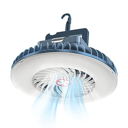 Civikyle 1-Stück LED Campinglampe mit Ventilator