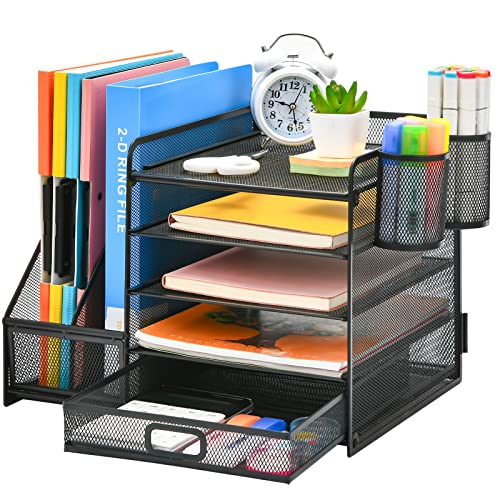 Marbrasse Schreibtisch Organizer mit Aktenhalter