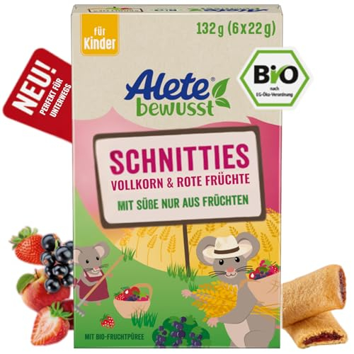 Alete Bio Schnitties Vollkorn Und Rote Früchte