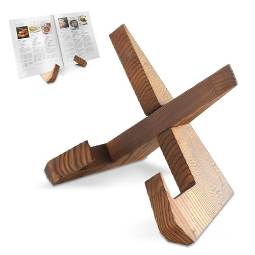 Kochbuchständer aus Holz, book stand