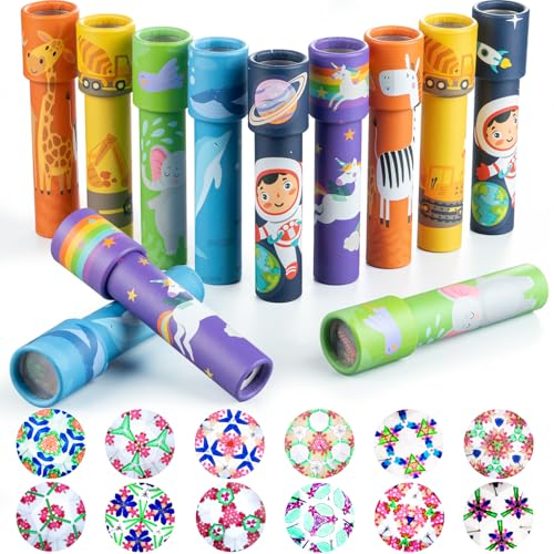 iKeelo 12 Stück Klassisches Kaleidoskope Kinder