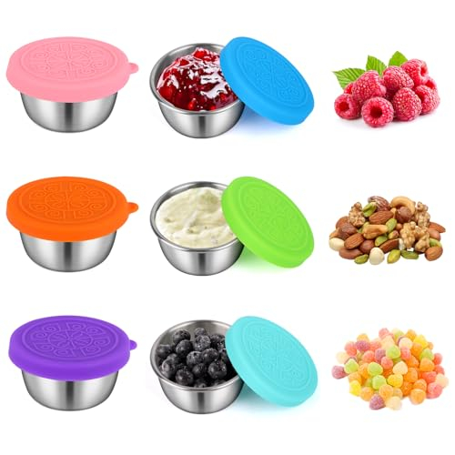 VFANDV 6 Stück Dressing Behälter