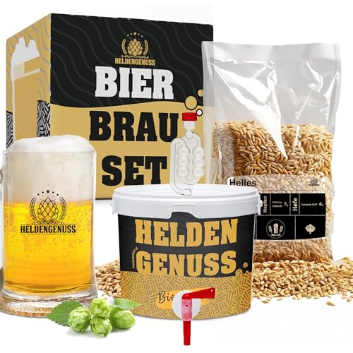Heldengenuss - Bierbrauset Helles - 5L Bier - [Echtes Brauerlebnis]