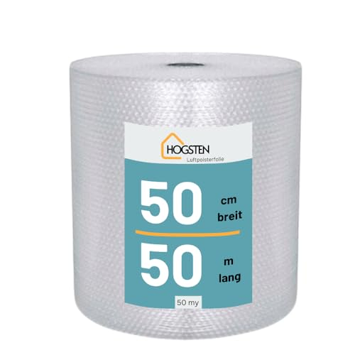 HOGSTEN Luftpolsterfolie Rolle 50m x 50cm