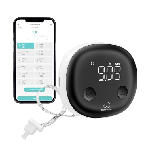 Fitdays Smartes Körpermaßband mit Bluetooth & LED-Bildschirm