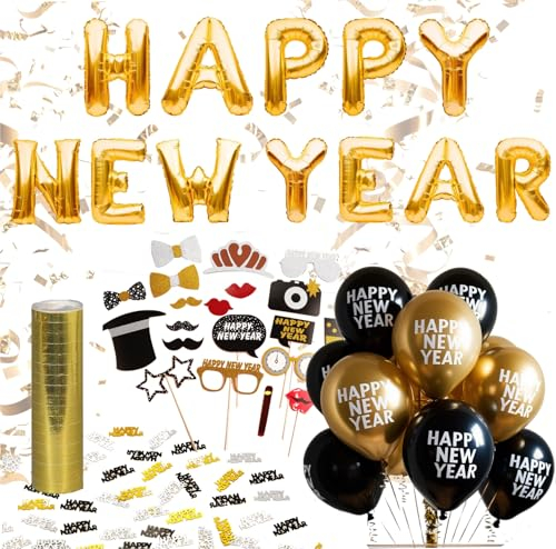 Silvester Dekoration Set - 2025
