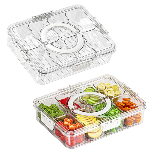 IVTUVTI Snackbox mit 8 Fächern