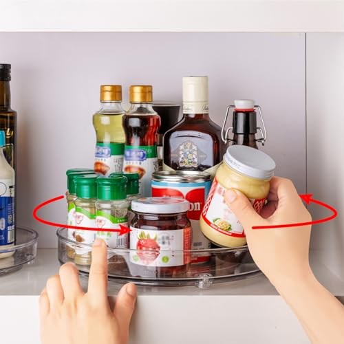 Famhap Drehteller Kühlschrank Organizer Lazy Susan