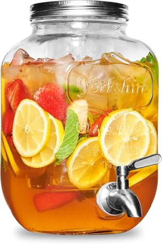 Getränkespender aus Glas für Kühlschrank – 3,8 l