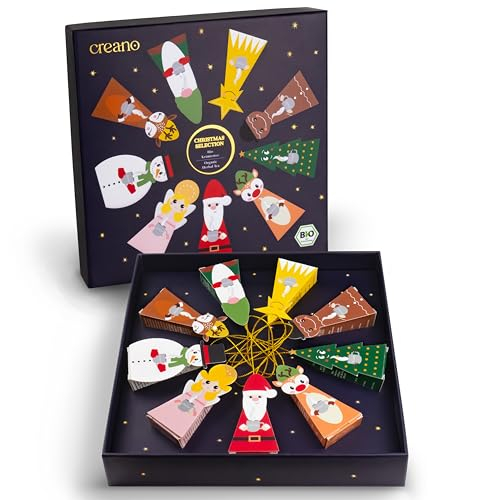 Creano Bio Wintertee Geschenkset „Niedliche Weihnachtsfiguren“