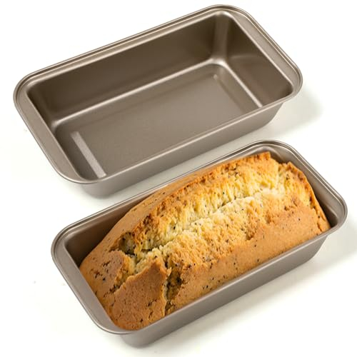 KITDAHOM 2er Pack Rechteckig Brotbackform