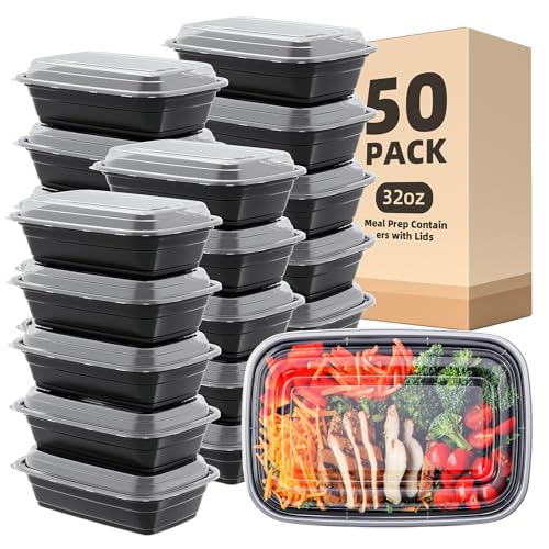 Femora 50 Stück 32oz Meal Prep Container