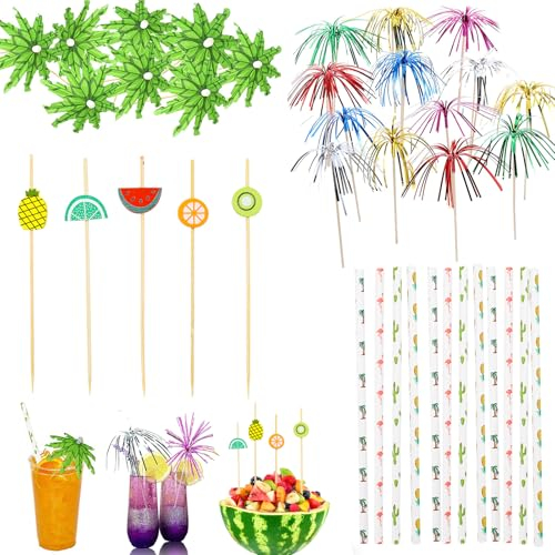 ENLACE 140 Stück Cocktail Deko