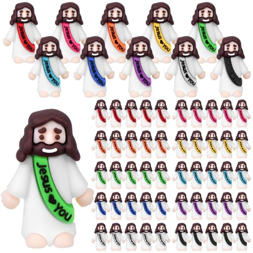 WWmily 50 Stück Mini-Jesus-Figuren