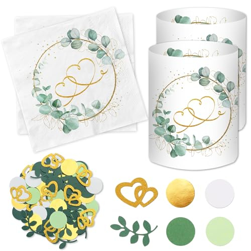 Servietten und Windlichter Set