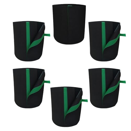 Générique Stoff-Pflanze, 6 x Nonwoven Cloth Planting Bags